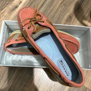 Sperry top-sider angelfish washed red